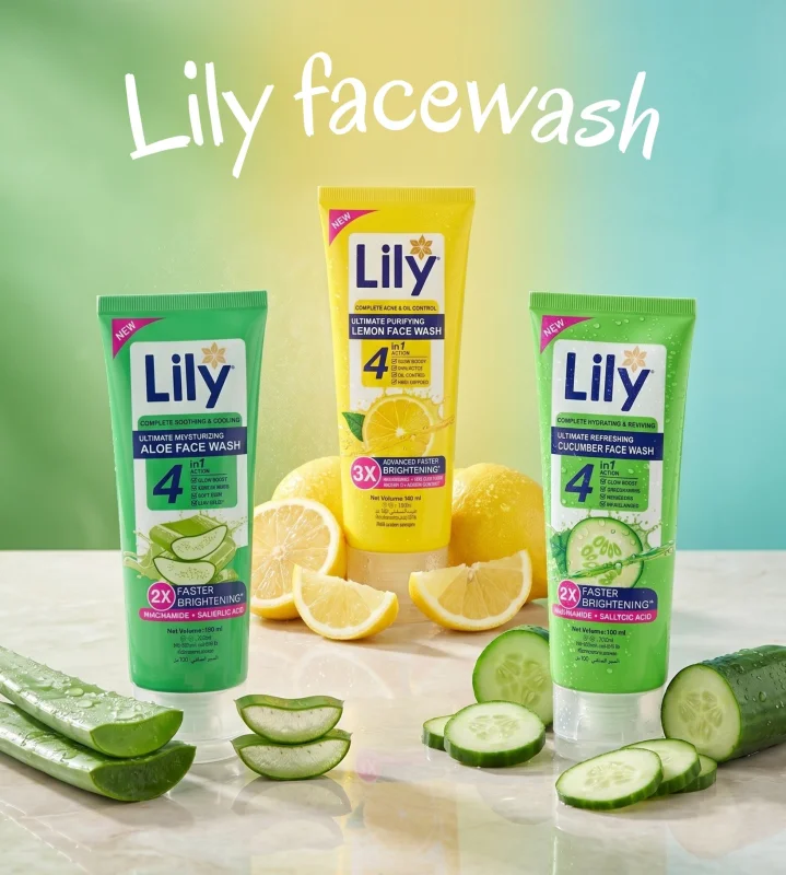 Lily Lemon Face Wash 100ml - 2