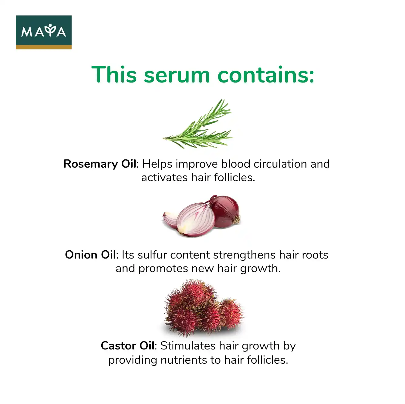 MAYA All Natural Hair Growth Scalp Serum – 30ml - 7
